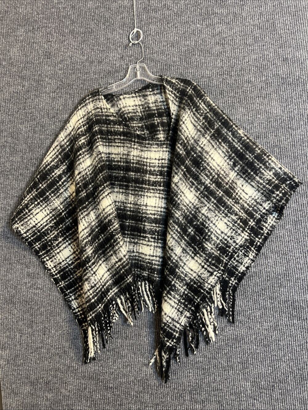 Lauren Ralph Lauren Womens Poncho Sweater One Size Fringe Boho Western Country